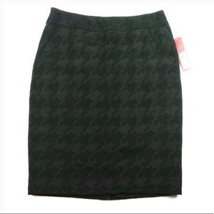 MERONA by Target Black Houndstooth Mini Skirt